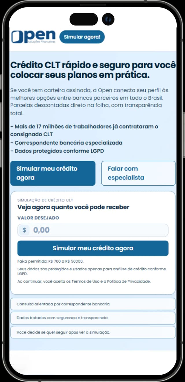 Passo 1 do processo de contratação